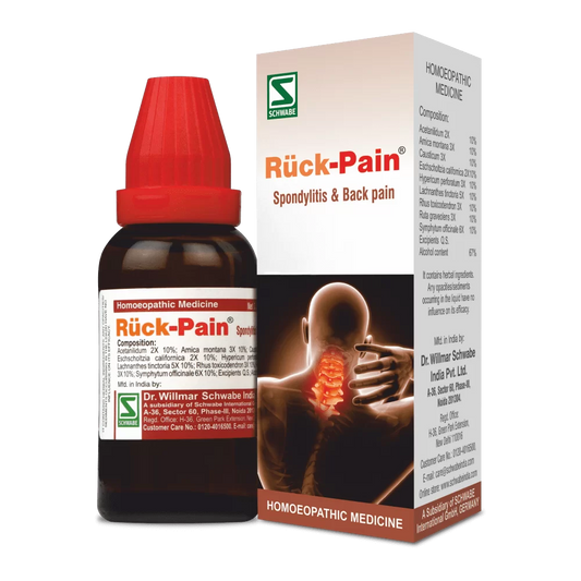 Willmar Schwabe India Ruck-Pain Drops (30ml) - Golden-Patel Son