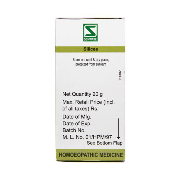 Willmar Schwabe India Silicea 30X (20g) - Golden-Patel Son