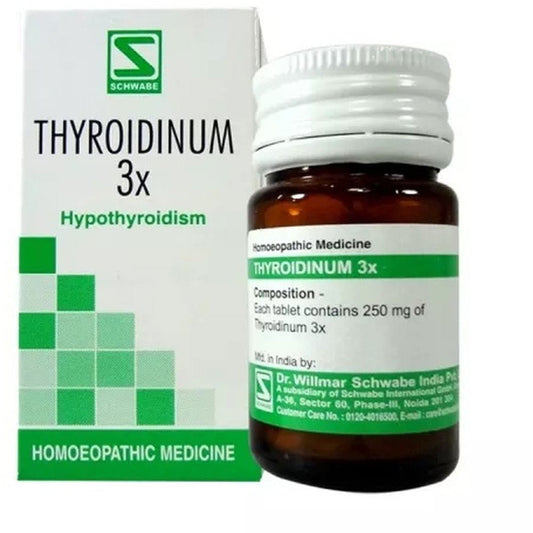 Willmar Schwabe India Thyroidinum 3X (20g) - Golden-Patel Son
