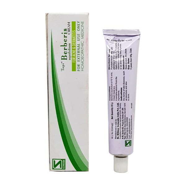 Willmar Schwabe India Topi Berberis Cream (25g) - Golden-Patel Son