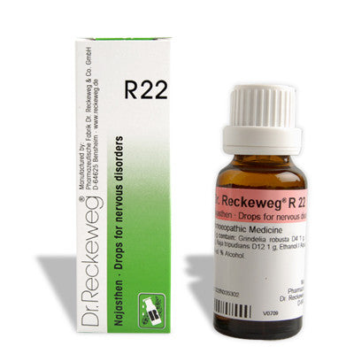 Dr. Reckeweg R22 Nervous Disorders Drop (22ml) Golden-Patel & Son