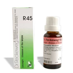 Dr. Reckeweg R45 Illnesses Of The Larynx Drop (22ml) Golden-Patel & Son