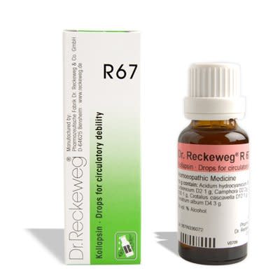 Dr. Reckeweg R67 Circulatory Debility Drop (22ml) Golden-Patel & Son