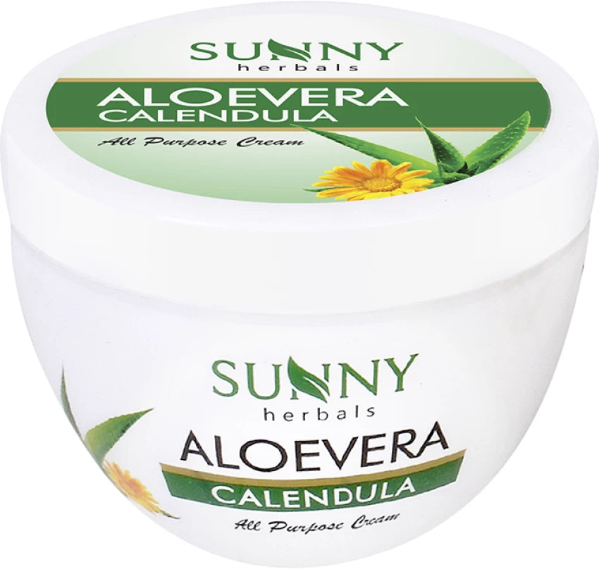 Bakson Sunny All Purpose Aloe Vera Calendula Cream (500g) Golden-Patel & Son