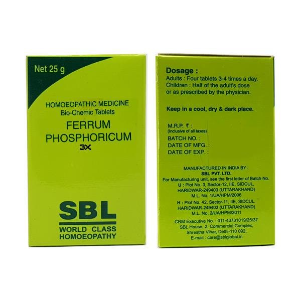 SBL Ferrum Phosphoricum 3X (25g)