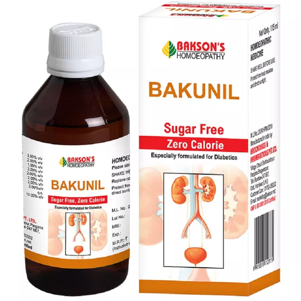 Bakson Bakunil Syrup (450ml) Golden-Patel & Son