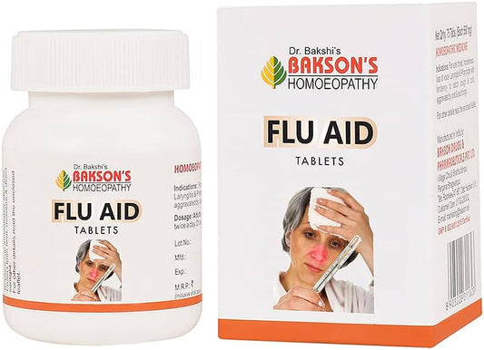 Bakson Flu Aid Tablets (75tab) Golden-Patel & Son
