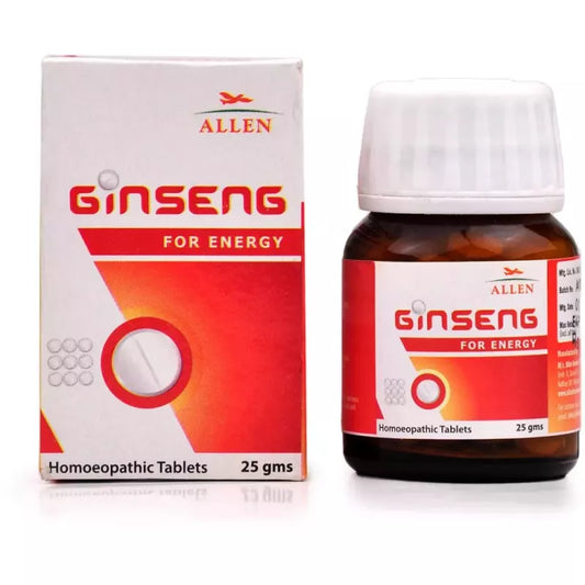 Allen Ginseng Tablets (25g) -Pack of 2 Golden-Patel & Son