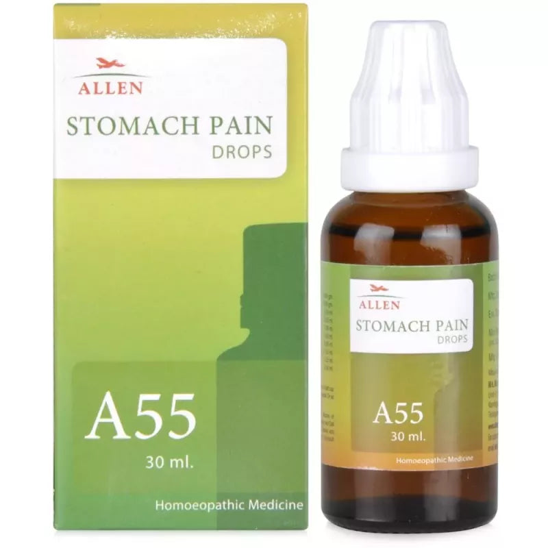 Allen A55 Stomach Pain Drops (30ml) -Pack of 2 Golden-Patel & Son