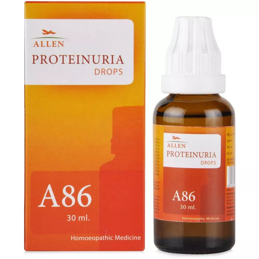 Allen A86 Proteinuria Drops (30ml) -Pack of 2 Golden-Patel & Son