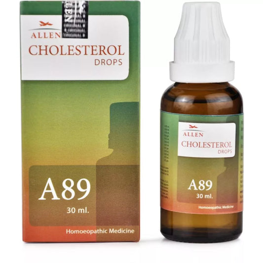 Allen A89 Cholesterol Drops (30ml) -Pack of 2 Golden-Patel & Son