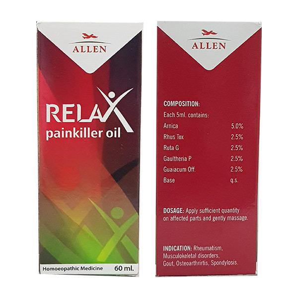 Allen Relax Pain Killer Oil (60ml) Golden-Patel & Son