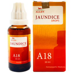 Allen A18 Jaundice Drops (30ml) -Pack of 2 Golden-Patel & Son