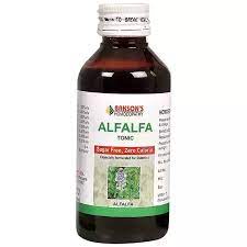 Bakson Alfalfa Tonic (With Ginseng) (450ml) Golden-Patel & Son