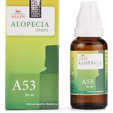 Allen A53 Alopecia Drops (30ml) -Pack of 2 Golden-Patel & Son