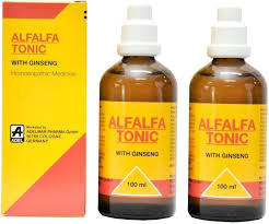 Adel Pekana Alfalfa Tonic With Ginseng (100ml) -Pack of 2 Golden-Patel & Son