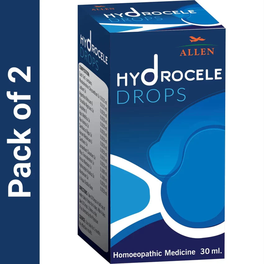 Allen Hydrocele Drops (30ml) -Pack of 2 Golden-Patel & Son