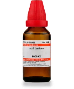 Dr Willmar Schwabe India Acidum Lacticum Dilution 1000 CH