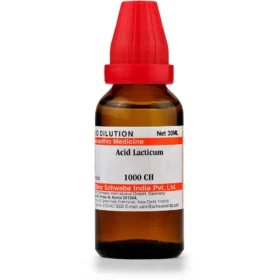 Dr Willmar Schwabe India Acidum Lacticum Dilution 1000 CH