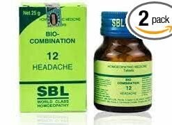 SBL BIO-COMBINATION-12 | HEADACHE | 25GM | PACK OF 2 |