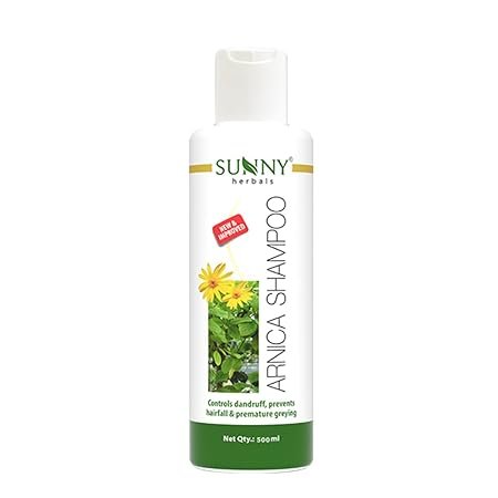 Arnica Shampoo | Reduces Hair Fall | Strengthens Hair from Roots | Soothes Itchy Scalp | Controls Dandruff | Adds Natural Shine | Made with Arnica & Catharis | For All Hair Types, 500 ml