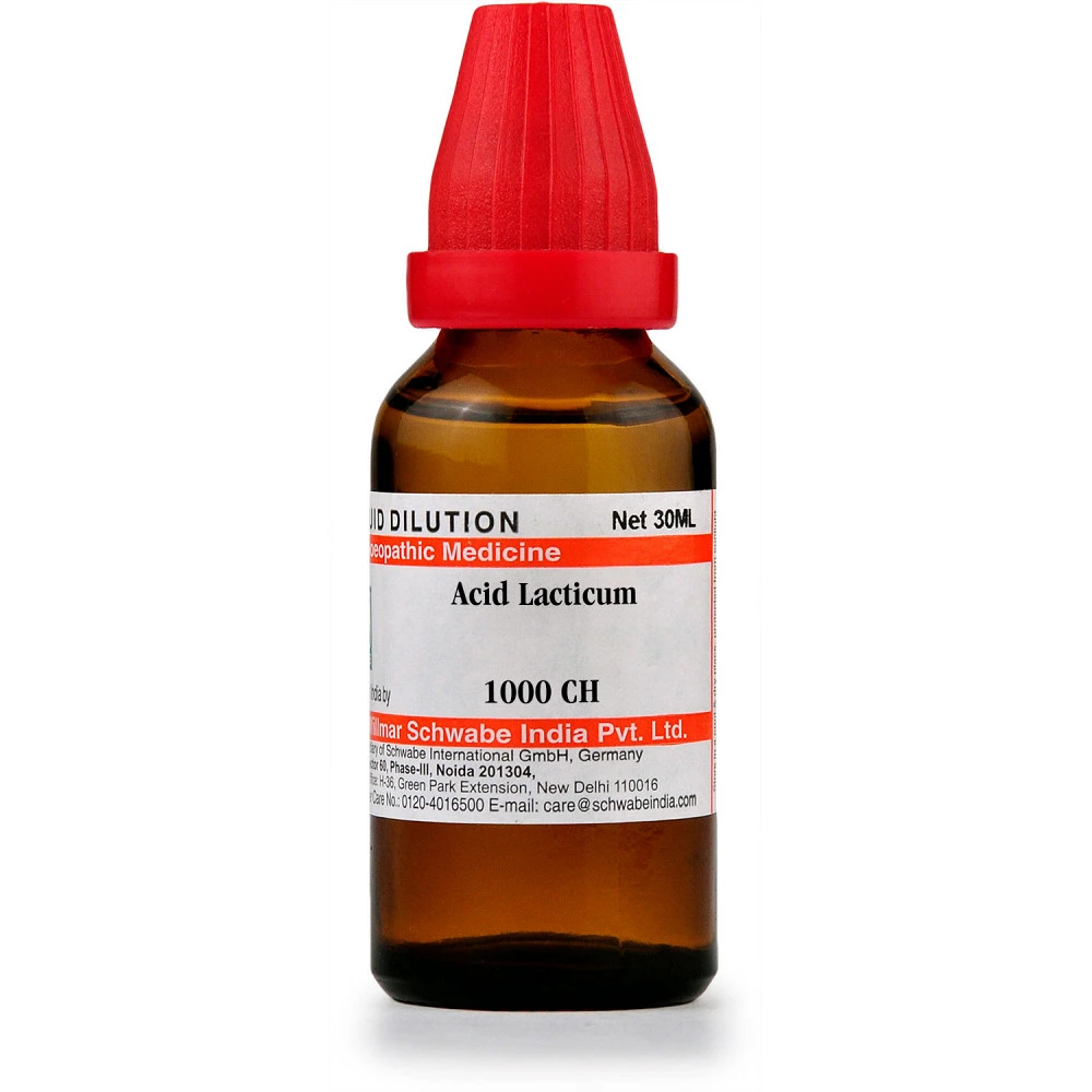 Dr Willmar Schwabe India Acidum Lacticum Dilution 1000 CH