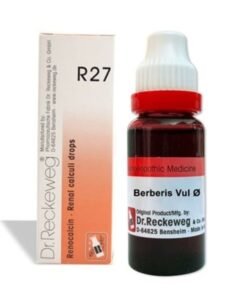 Combo Pack of Dr. Reckeweg Berberis Vul Mother Tincture Q (20ml) & Dr. Reckeweg R27 Renal Calculi Drop (22ml)